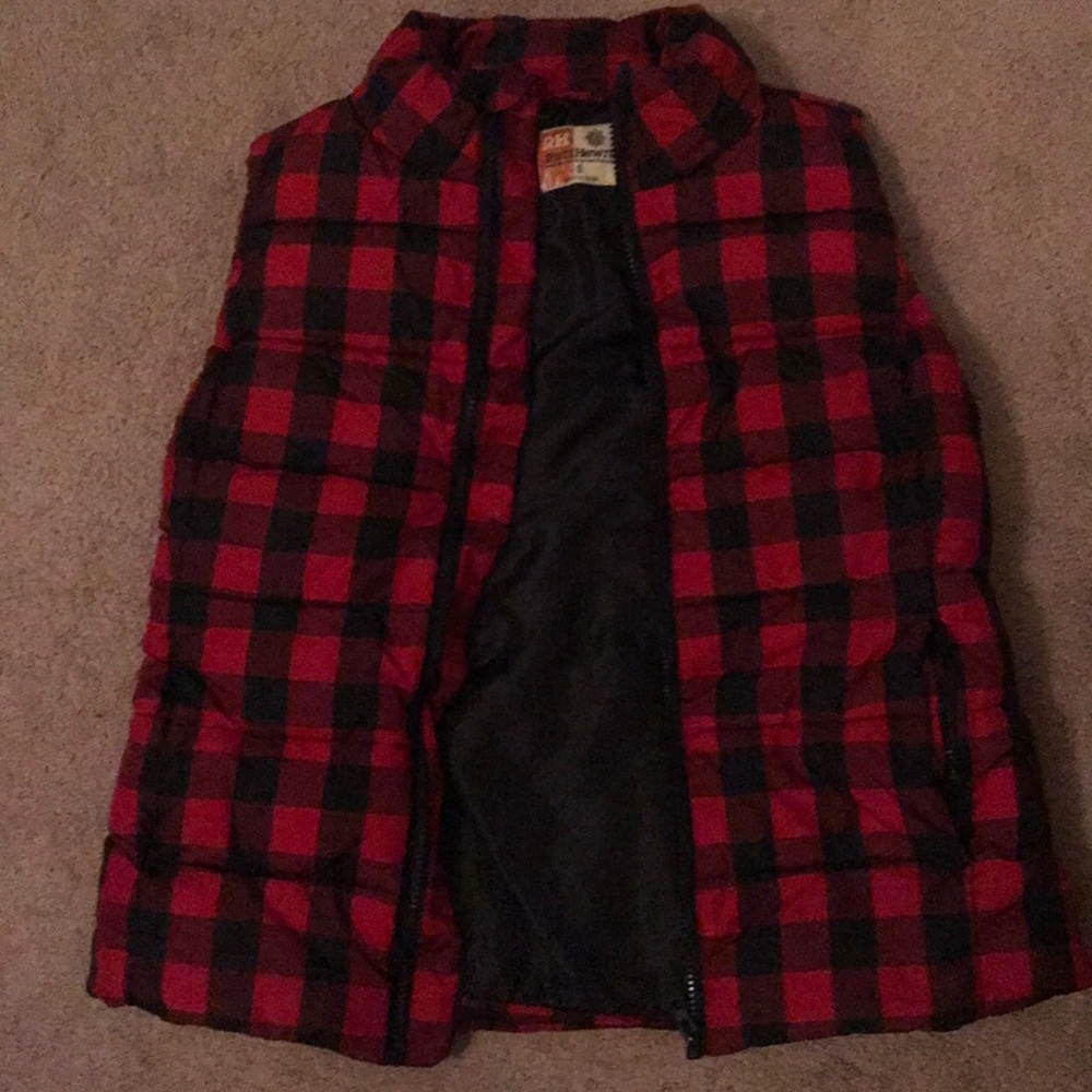 Buffalo Plaid Puffer Vest